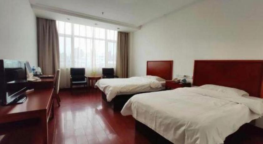 Greentree Inn Tianjin Wuqing Distric Bohai Market Exterior foto